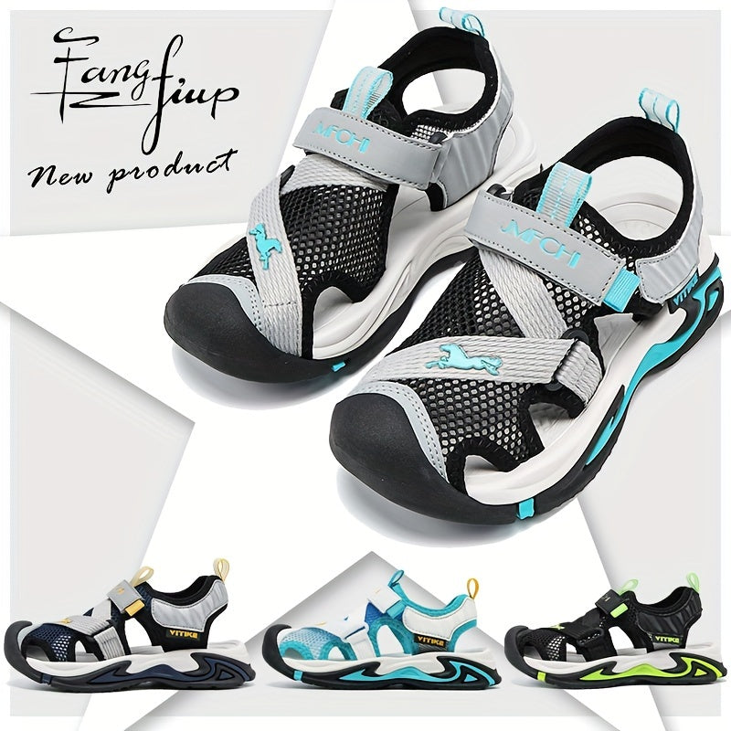 FANGFIUP Boy's Breathable Sandals for Outdoor Activities