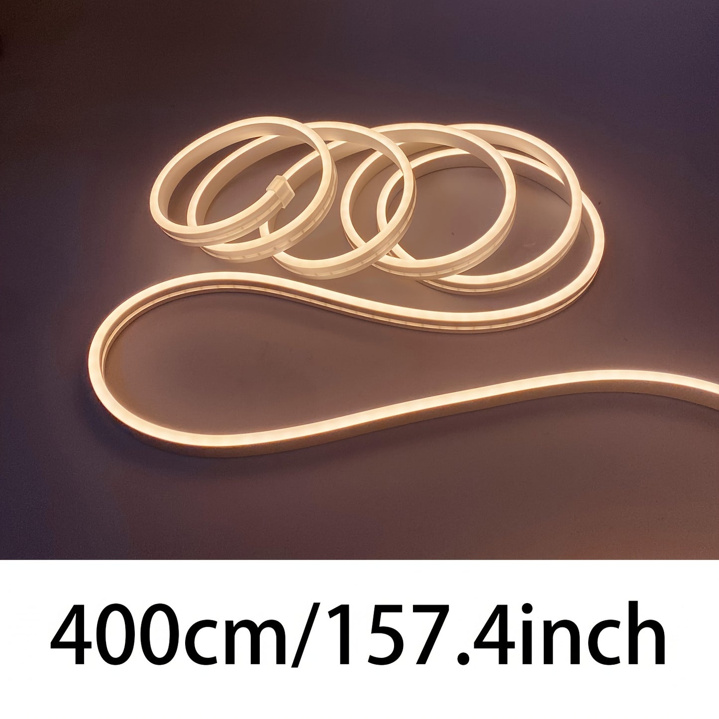 USB Neon Light Strip with Touch Switch - Dimmable Warm White - Ideal for Home Decor, Ambiance, & Lighting Solutions - Perfect Mother's Day Gift