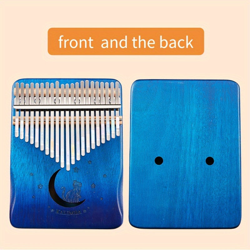 21-Key Kalimba Thumb Piano Set - Perfect for Beginners, Multicolor, Great Gift