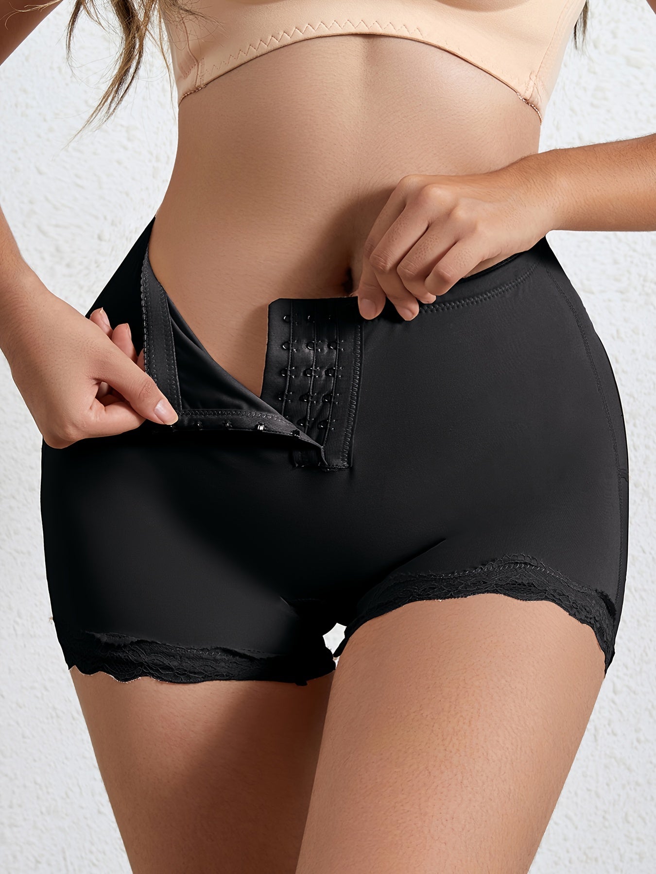 Enhance derriere shape with natural look using Butt Lifter Boyshorts Panties, front-closing, seamless lingerie for women.