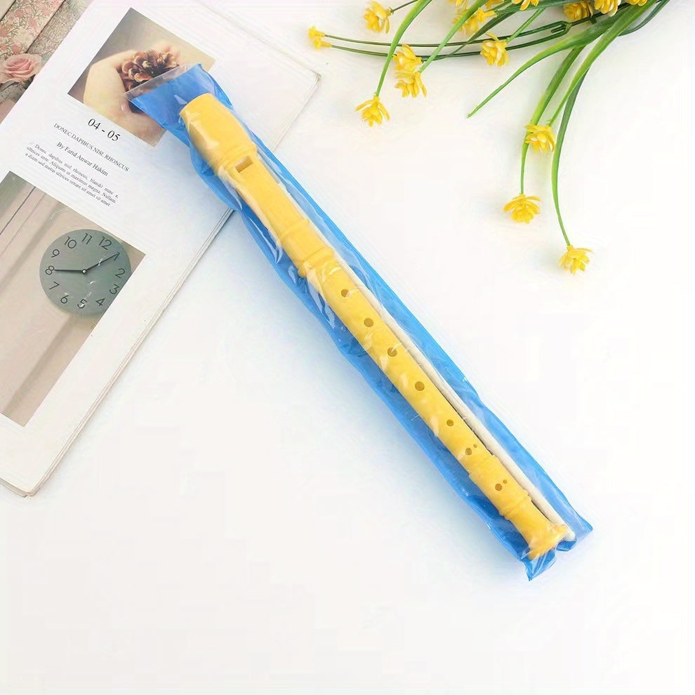 1pc Plastic Flute with 8 holes, versatile music equipment for educational purposes. Comes in multiple colors. Eid Al-Adha Mubarak!