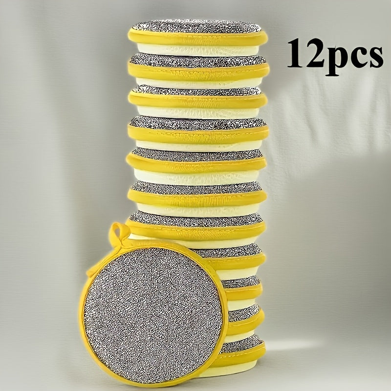 Double-sided cleaning sponge set for household kitchen, hotels, and apartments. This versatile and reusable sponge is essential for all your cleaning needs. Suitable for major holiday decorations like Christmas, Halloween, Easter, Diwali, and