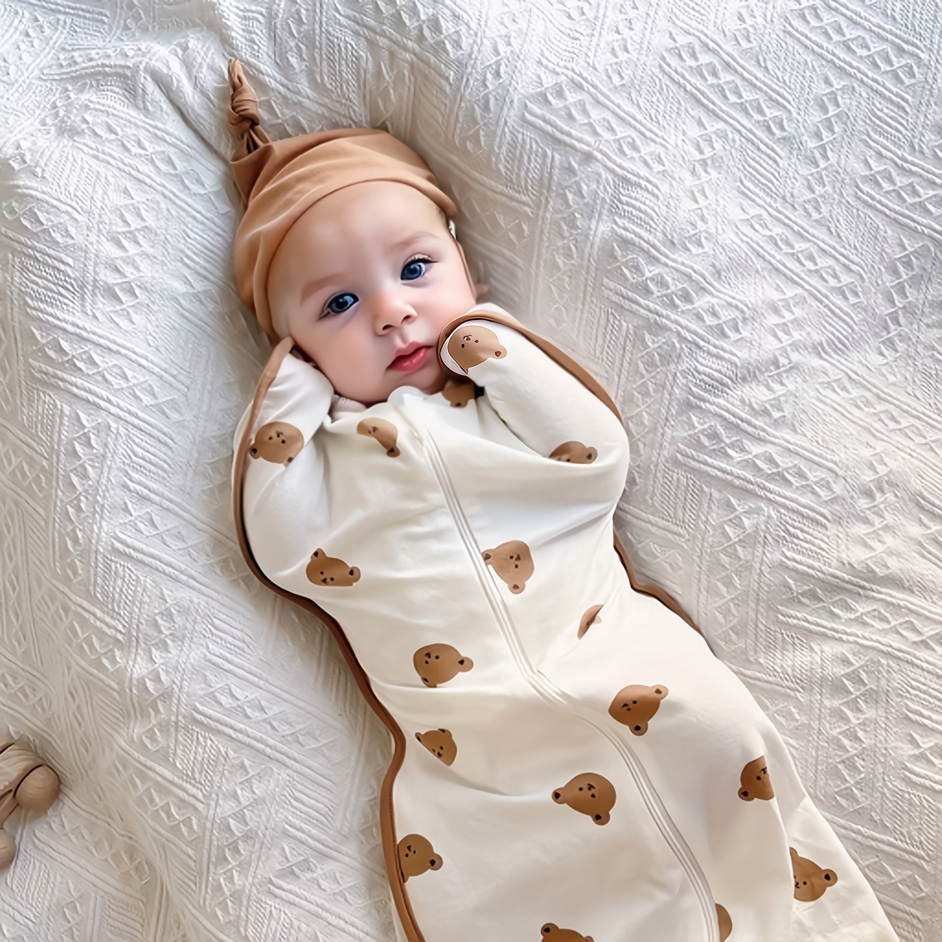 Newborn Baby Sleeping Bag with Anti-shock Feature, Light Zipper, and Crawling Suit - Perfect Halloween or Christmas Gift for Baby.