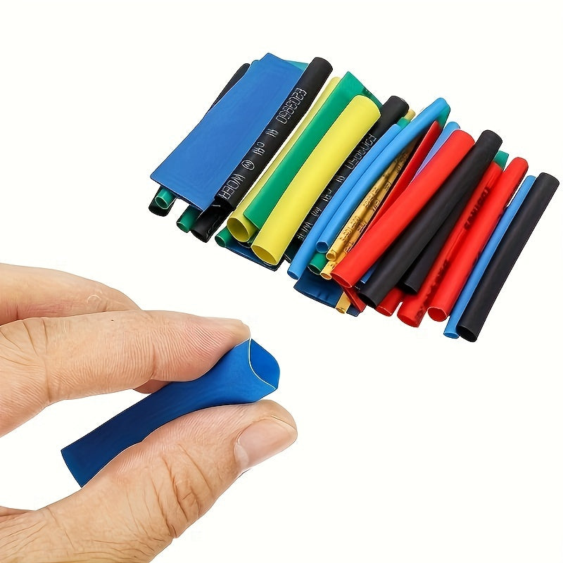 328pcs Heat Shrink Tube with 300W Hot Air Gun, ideal for DIY projects and wire protection. EU plug included.