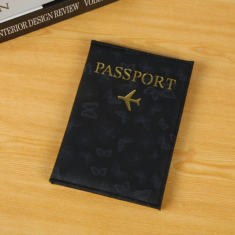 Butterflies Passport Sleeve Book with ID card and air ticket slot.