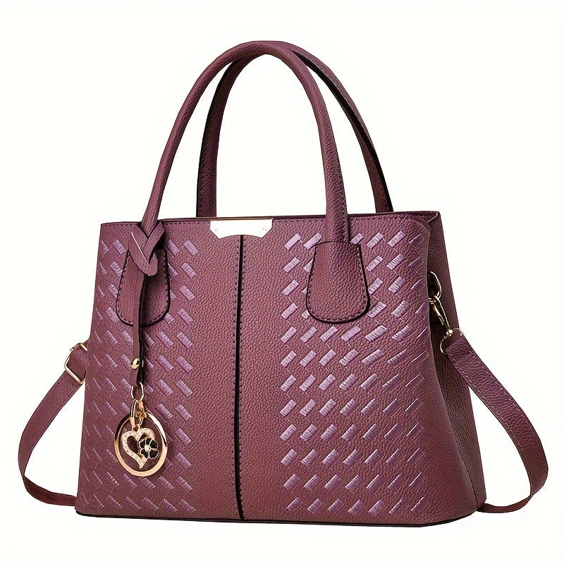 Mother's Day gift for mom: Large capacity women's bag - new commuter handbag, simple tote bag, fashionable and versatile shoulder crossbody bag.