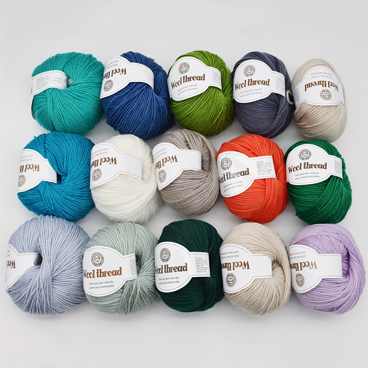 10pcs of Australian Wool Yarn [Approx. 500G/10 Balls Per Pack], Ideal for Crocheting Sweaters, Coats, Vests, Scarves, Hats, and DIY Knitwear, Soft, Warm, and Easy to Knit.