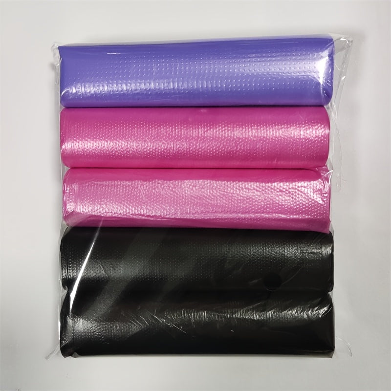 Get a great deal with our Value Pack of 5 rolls containing 100 colorful disposable small garbage bags. These plastic bags are perfect for lining indoor garbage cans in commercial offices, bedrooms, bathrooms, and restaurants. They are odorless and can