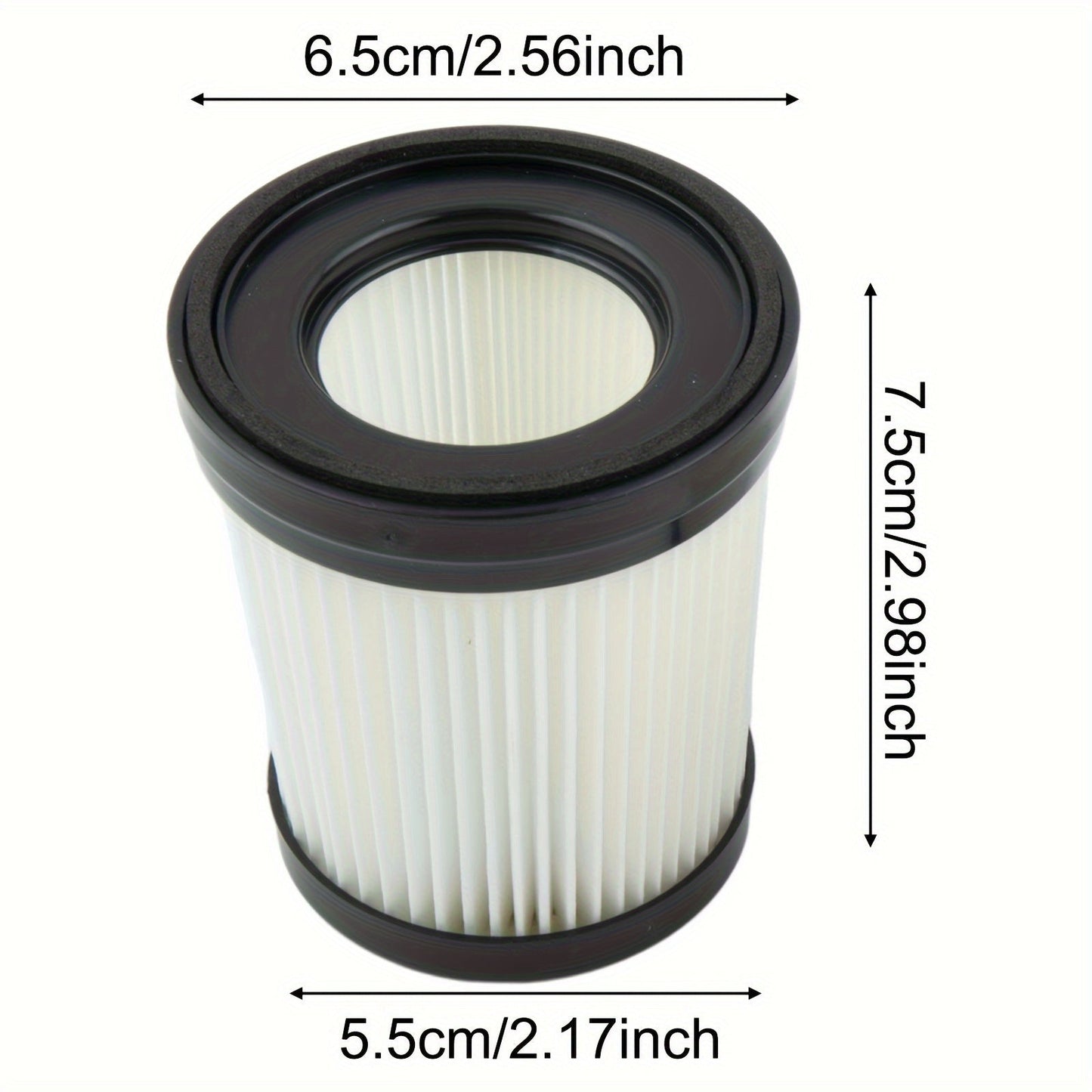 Can be used with Lubluelu 202, Oraimo OSV-102, Besswin W26, Vaclife VL732, and 206 vacuum cleaner accessory filters.