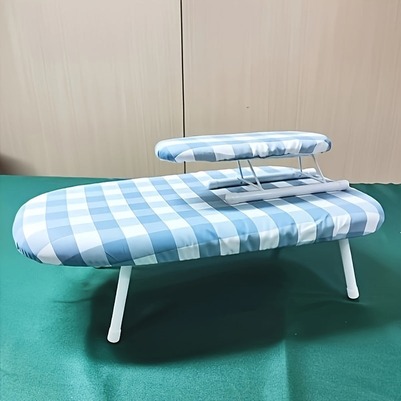 The Mini Desktop Ironing Board is small and stylish, perfect for easy storage and portability. It includes a small ironing sleeve for effortlessly ironing sleeves.