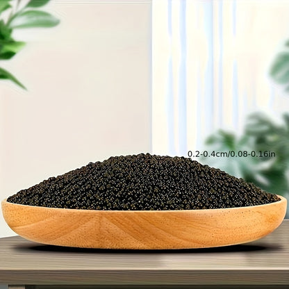 Ideal plant substrate for freshwater growth, 100g natural black water grass sand for aquarium landscape and tank bottom accessories.