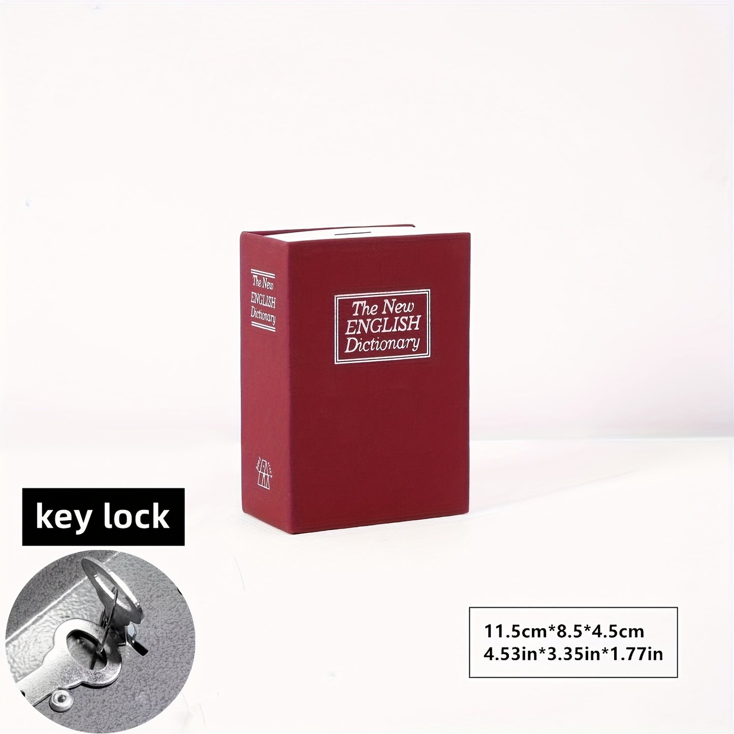 1pc Book Money Box with Password Lock, Safe storage for valuables such as cash, jewelry, passports.