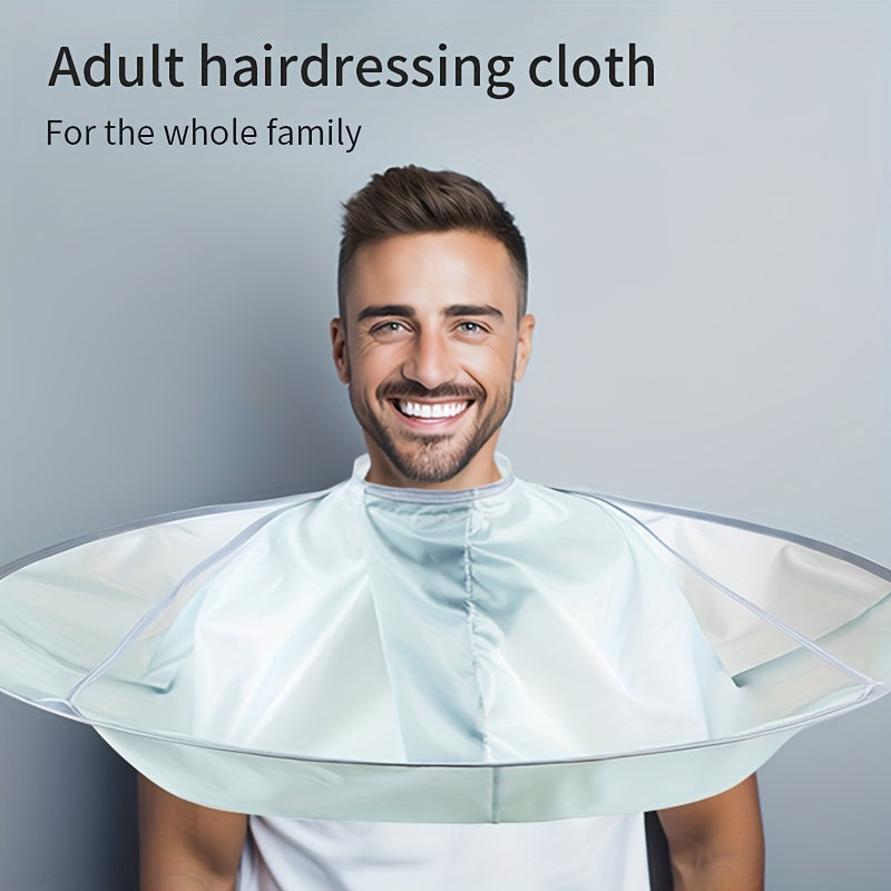 Waterproof hair cutting cape ideal for salon or at-home use.