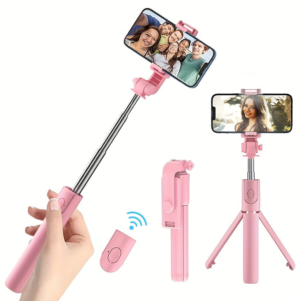 Wireless Selfie Stick with Tripod and Remote Control