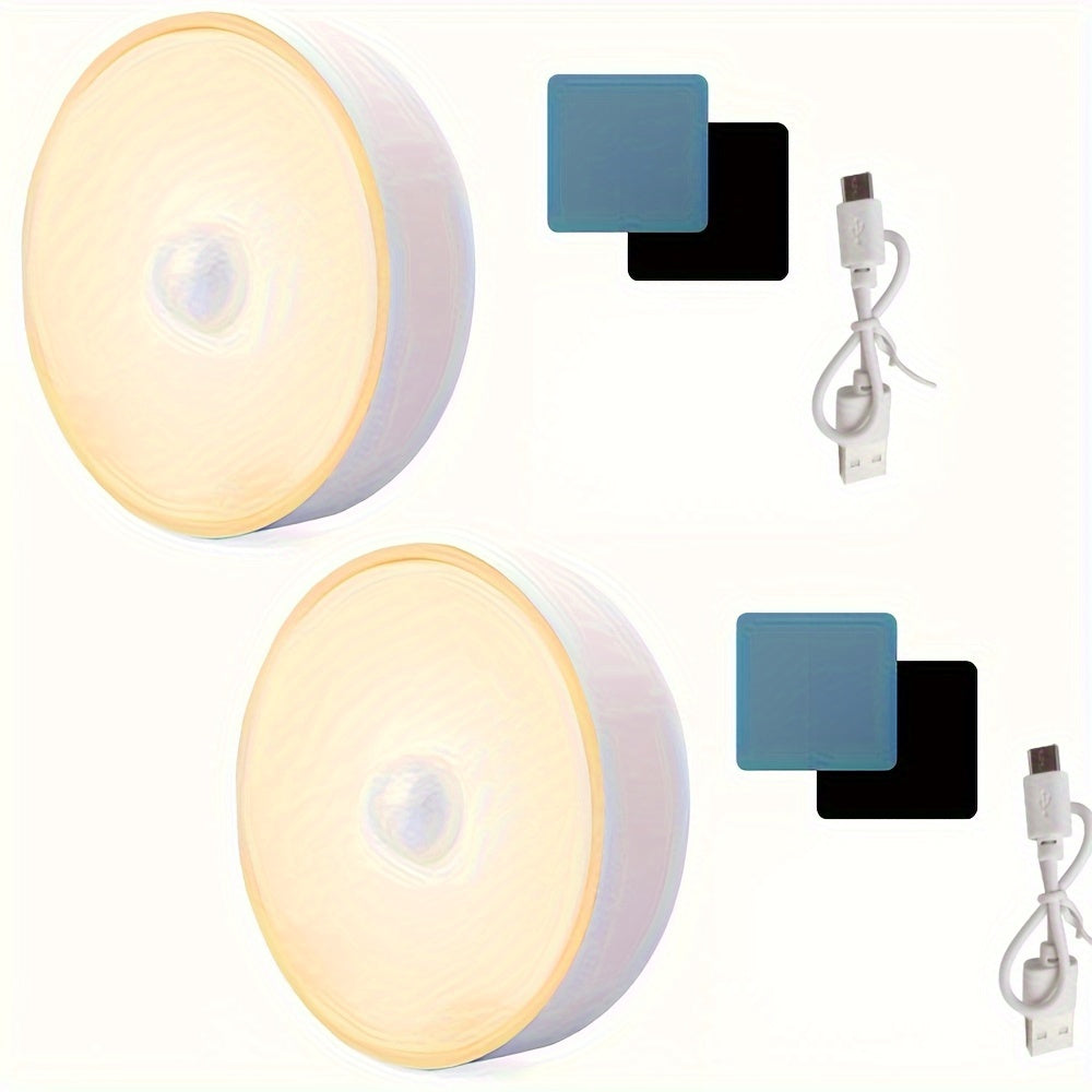 Rechargeable Motion Sensor Wall Light available in 2pcs, 3pcs, and 6pcs sets. Perfect for kitchen and bedroom, with automatic night switch and decorative lighting. Celebrate Eid Al-Adha