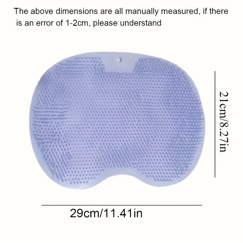 Elevate your bath time with our Silicone Bathtub Massage Mat featuring suction cups. This versatile mat can be used as a shower foot and back scrubber, or wall-mounted exfoliating pad for a luxurious bathing experience. It also makes a thoughtful gift