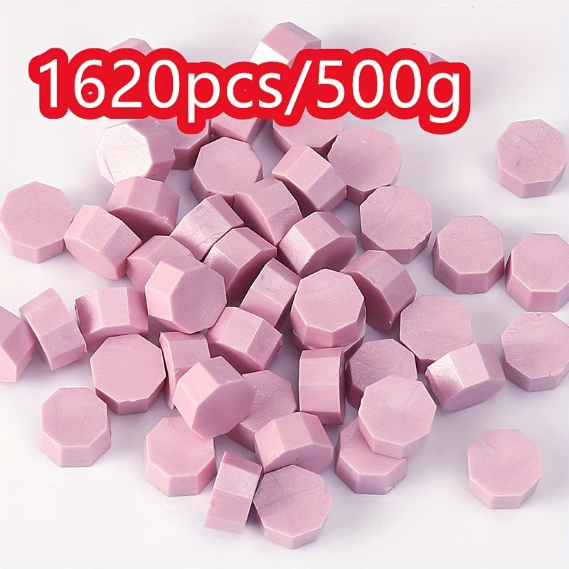 1620pcs/500g Octagonal wax particles for envelope special mud DIY gift box sealing wax retro bulk sealing wax particle