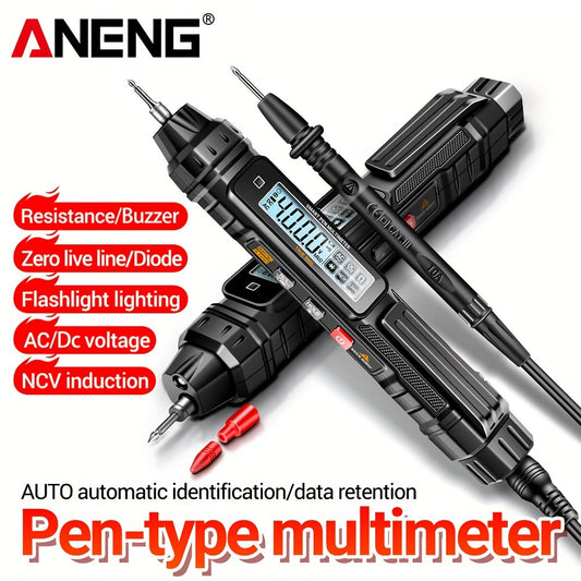 ANENG A3005 is a 4000 Counts Digital Multimeter Pen Type Professional Meter for Non-Contact Auto AC/DC Voltage, Ohm, Diode Testing, Tool Does Not Include Battery.