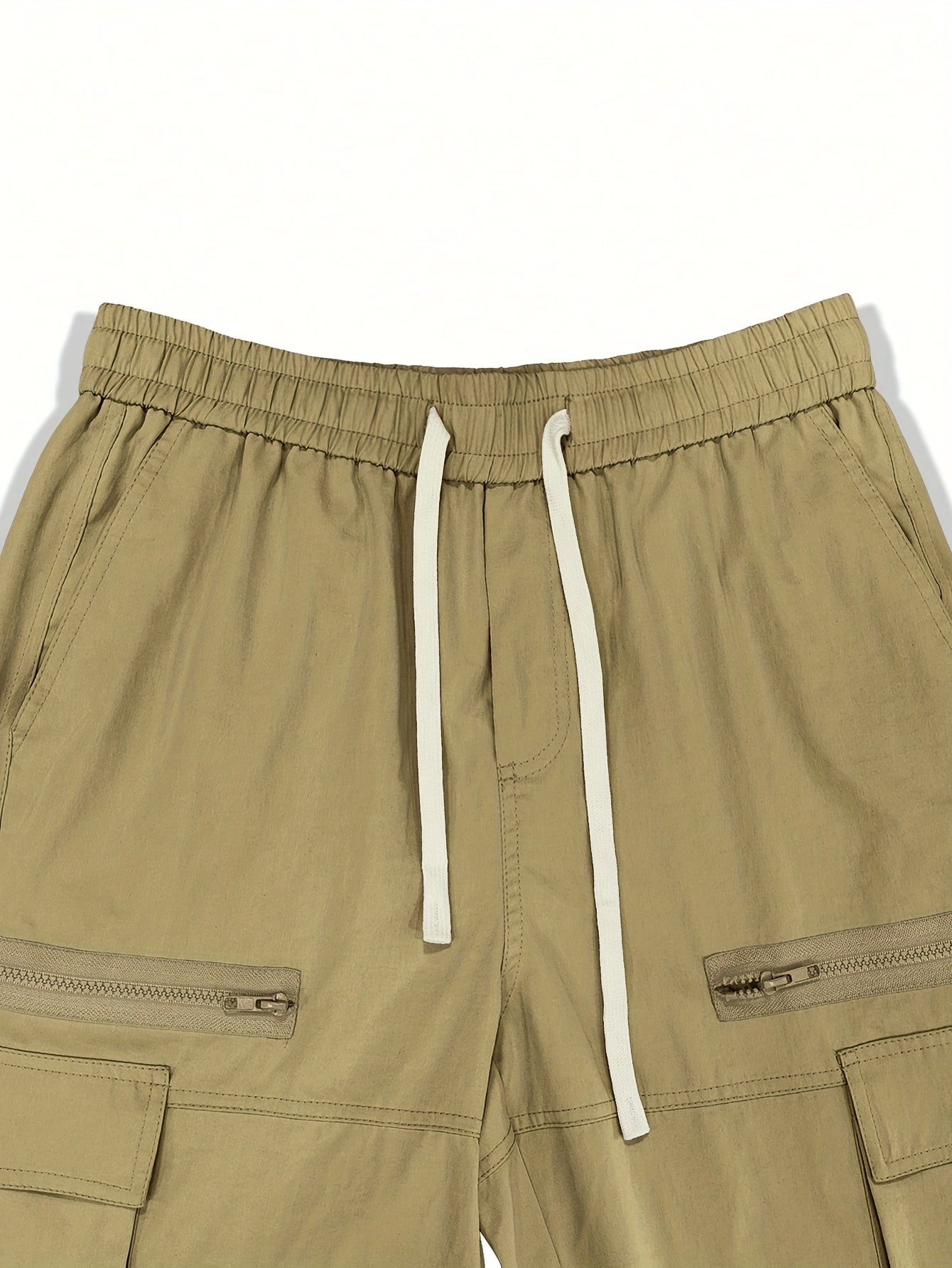 Casual drawstring pants for men with flap pockets - perfect for hiking and streetwear.