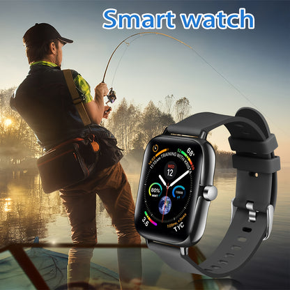 Eytlptoc Smart Watch with 4.34 cm metal body for calls, fitness modes, music control. Suitable for men and women, compatible with iPhone and Android. Great gift for Valentine's Day.