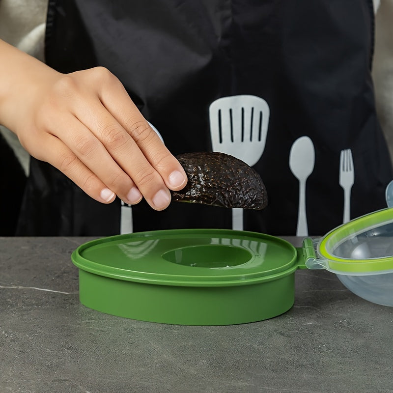 Keep your avocados fresh for days with the reusable Avocado Keeper. This storage container is designed to keep avocados fresh in the refrigerator, ensuring they stay ripe and ready for whenever you need them. The individual avocado saver holder organizer