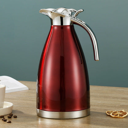 Enjoy the convenience of our 24-hour vacuum-insulated coffee pot made with durable 304 stainless steel. Keep your drinks hot or cold for hours with ease!