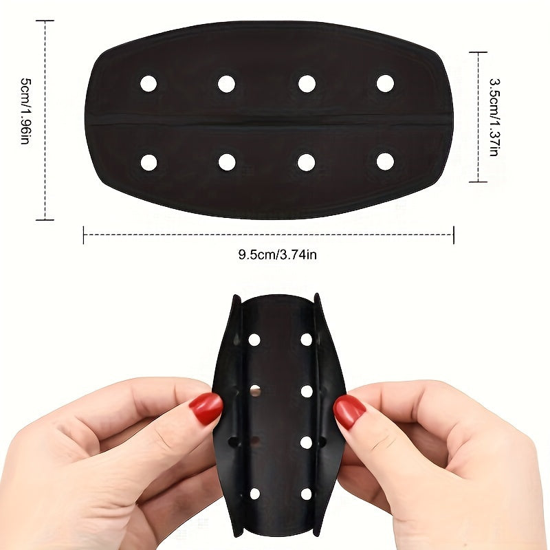 3 pairs of soft silicone shoulder pads for non-slip bra straps, women's lingerie and underwear accessories.