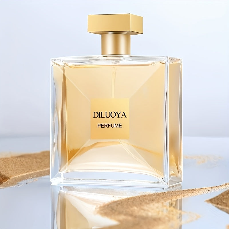 Diluya Eau De Parfum for Women: Romantic floral & fruity scent, ideal for parties, travel, & charm enhancement. Perfect gift for her, 3.4oz.