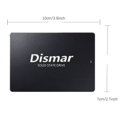 Dismar SATA III SSD 6.35cm - High Speed Solid State Drive for Laptops, USB 3.0 Interface, Durable, Compatible with SATA3 6Gb/s, Battery Free