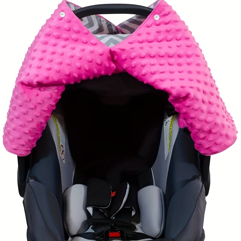 Baby Car Seat Covers for Boys and Girls - Chevron HotPink

This multiuse car seat canopy is perfect for keeping your infant warm and cozy during the Christmas, Thanksgiving, New Year, and Valentine's Day seasons. The 2 layers of breathable fabric ensure