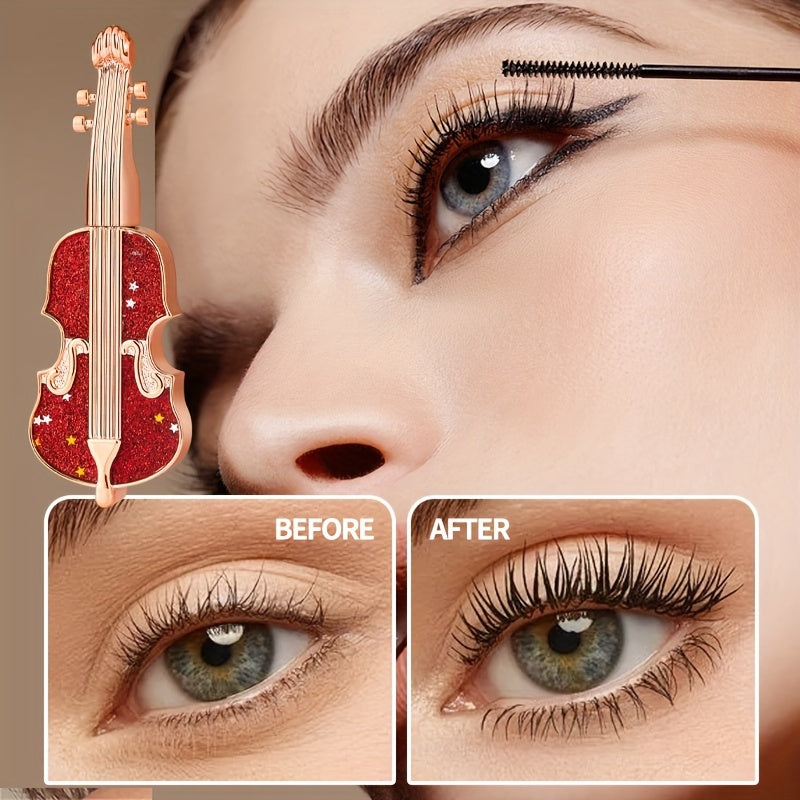 TVLV Violin Lengthening Curl Styling Mascara: Waterproof, Slim, Long-lasting, No Smudging