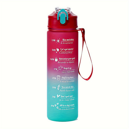 Large capacity 1pc water bottle of 300ml/800ml for outdoor sports, fitness, and camping. Portable and suitable for travel.