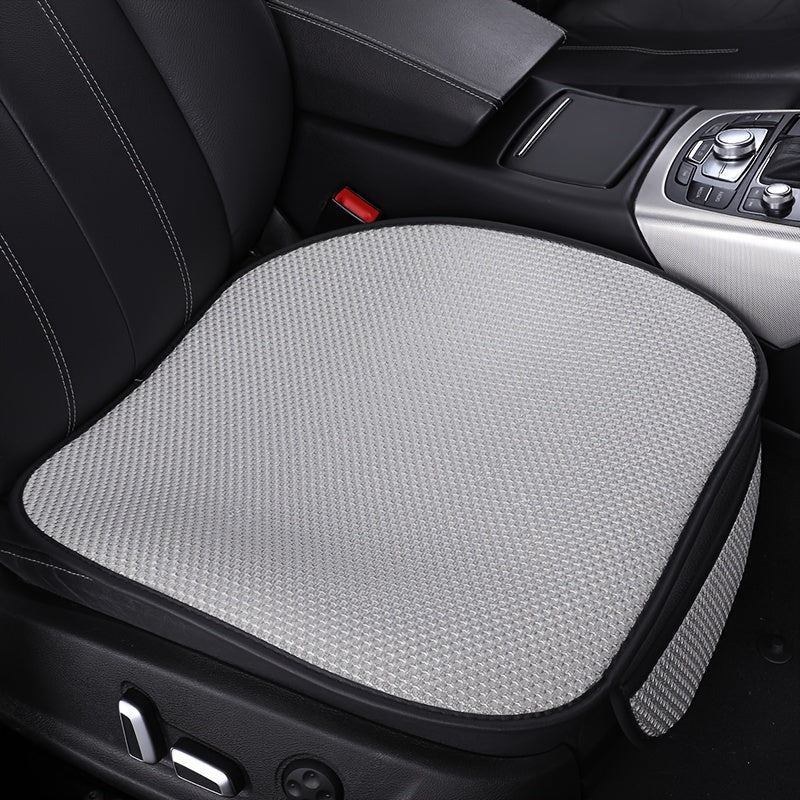 High-quality Car Seat Cover - Made from breathable and durable polyester fiber, comes in Gray and Black colors, wear-resistant and provides protection for your car seat.