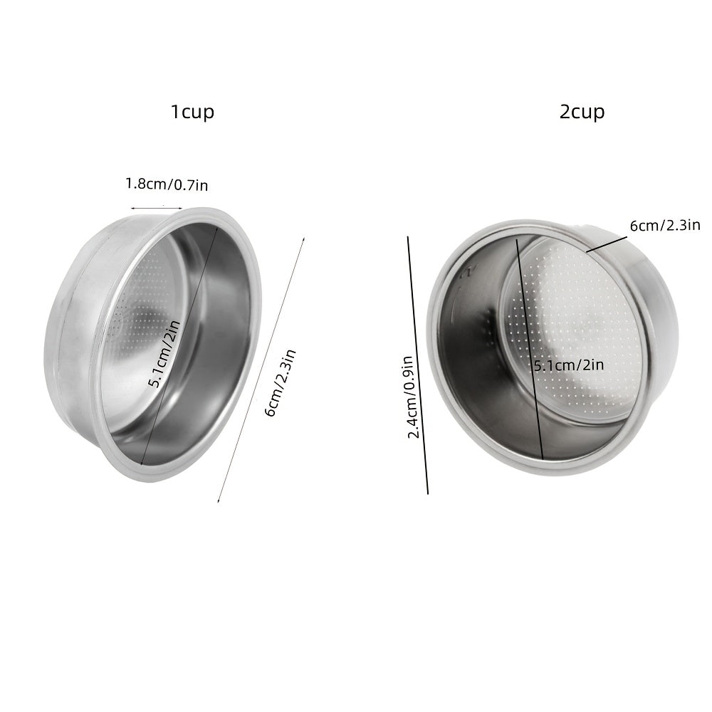 The ideal addition to your kitchen and dining experience, this 51mm Premium Stainless Steel Coffee Filter is perfect for espresso machines. With a multi-hole design and food-safe materials, it ensures a quality brewing experience every time.