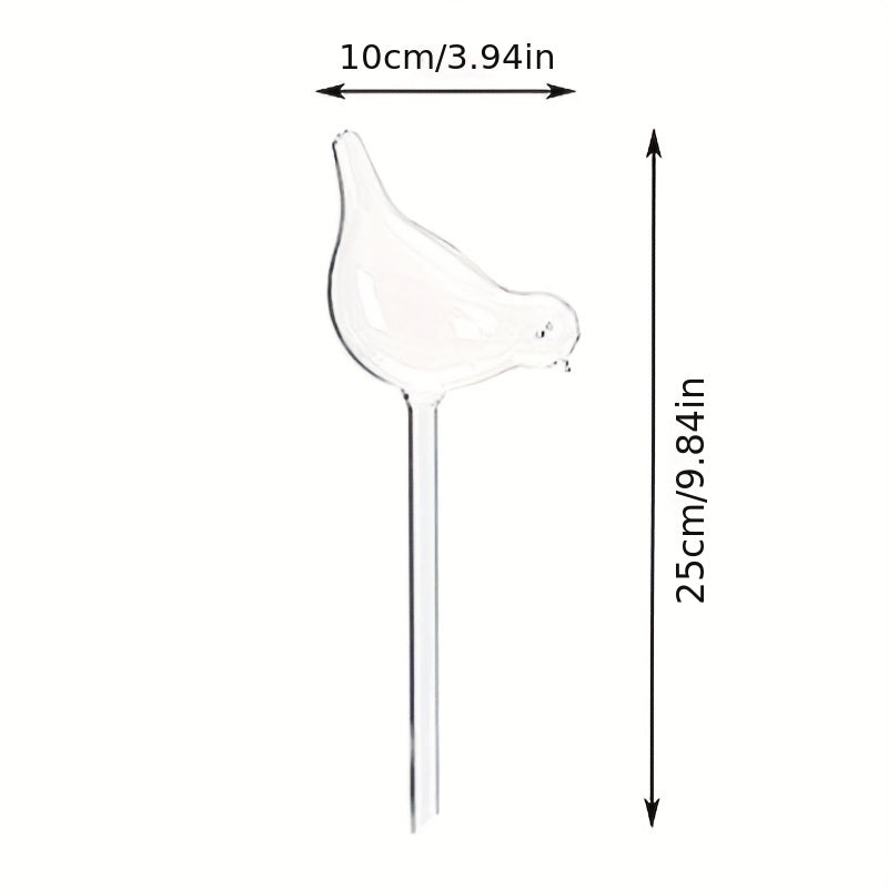 1/3/5 Bird-Shaped Self-Watering Globes for Automatic Flower Watering in Home Gardens.