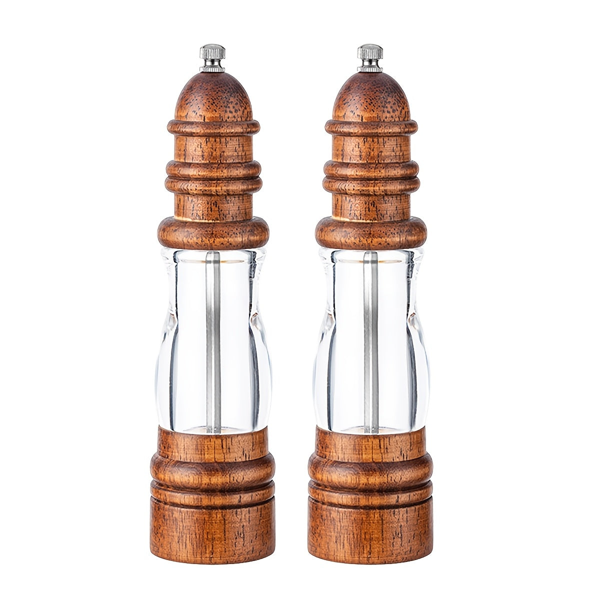 Ideal for home and restaurant use, this premium manual pepper grinder is made from solid wood and is perfect for grinding black pepper, Sichuan pepper, and sea salt. A must-have kitchen gadget for pepper enthusiasts.