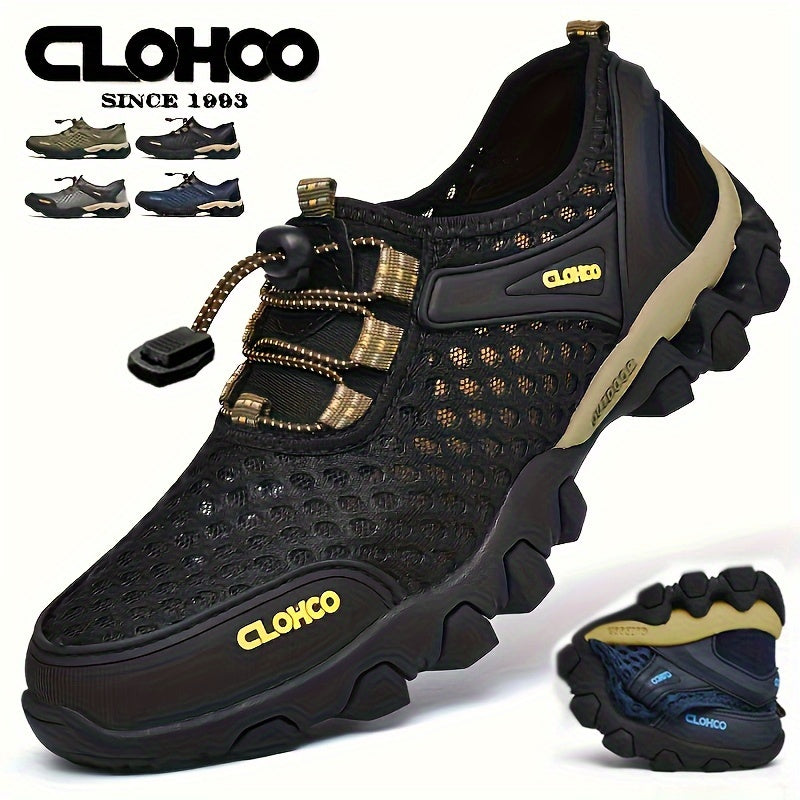 CLOHOO Men's Breathable Casual Sneakers - Comfortable, Durable Shoes for Outdoor & Casual Wear, CLOHOO