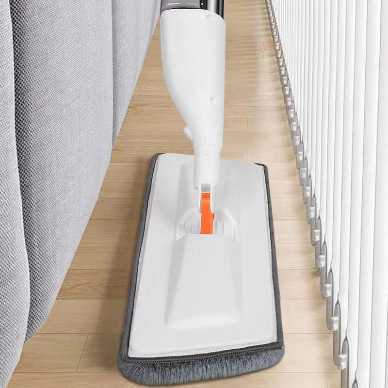 The Self-Cleaning Spray Mop is a convenient solution for hands-free washing. It can be used as a dual-use wet and dry flat mop for the living room. This lazy mop makes water dispensing easy and hassle-free.