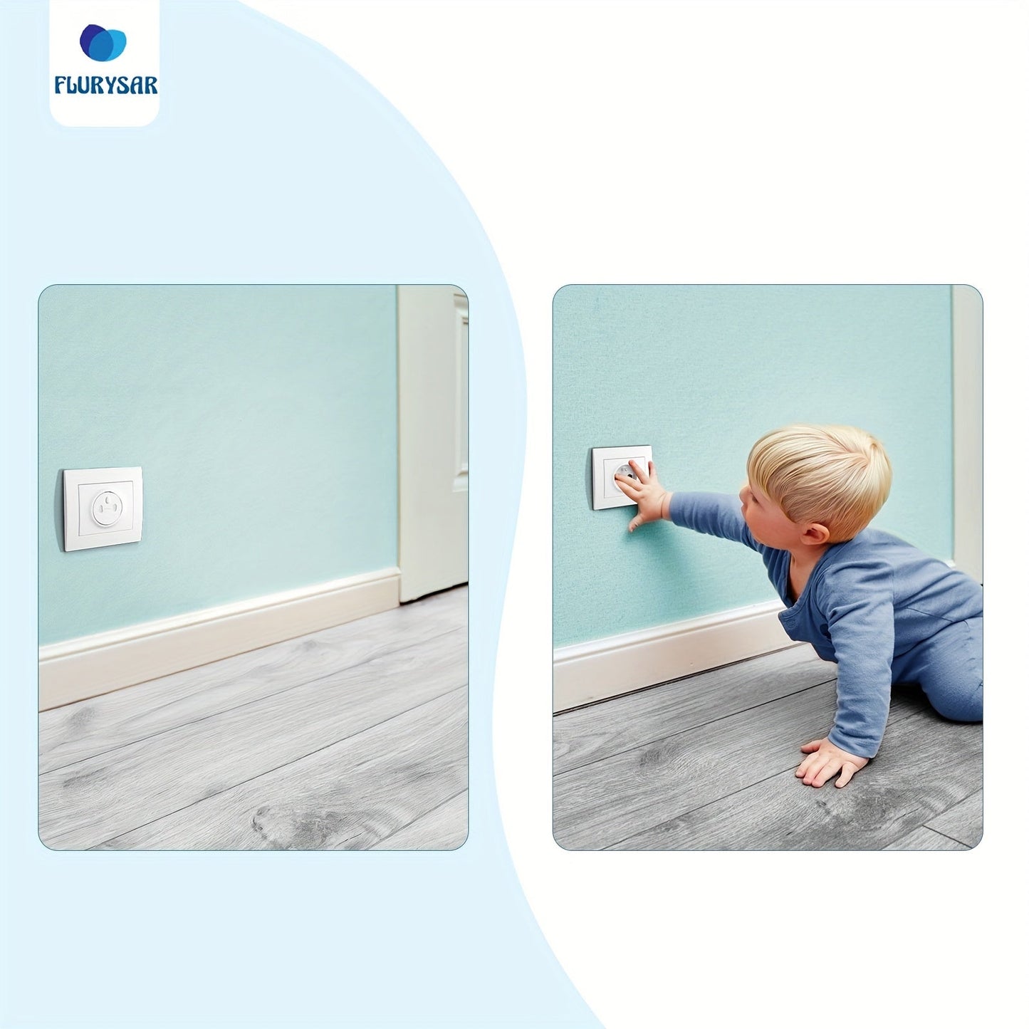 Protect your child with this 20-pack of safety outlet covers. These covers are made of BPA-free ABS material and are easy to install. They are white in color and compatible with French, German, Belgian, Polish, Slovak, Czech, Spanish, Dutch, and