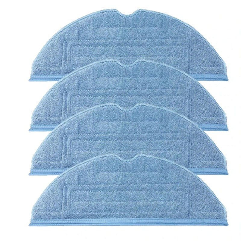 Set of 12 Mop Pads designed for use with Xiaomi Roborock S7 Series - Works with S7, S70, S75, S7 Max, S7 MaxV, T7s Plus | High-Quality Fabric Vacuum Cleaner Attachments