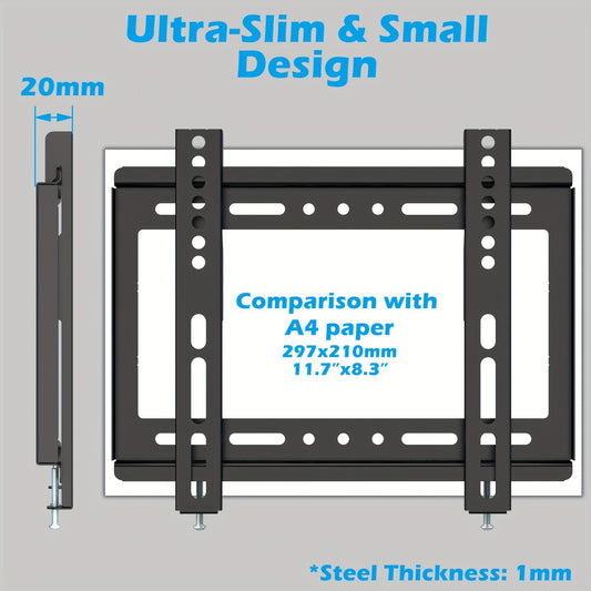 Universal Classic TV Mount fits TVs ranging from 66.04 to 109.22cm