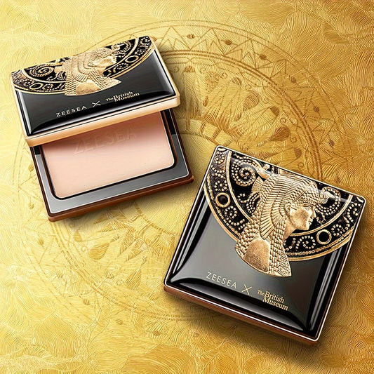 ZEESEA Pressed Powder: Long-lasting oil control with brightening effects for all skin tones.