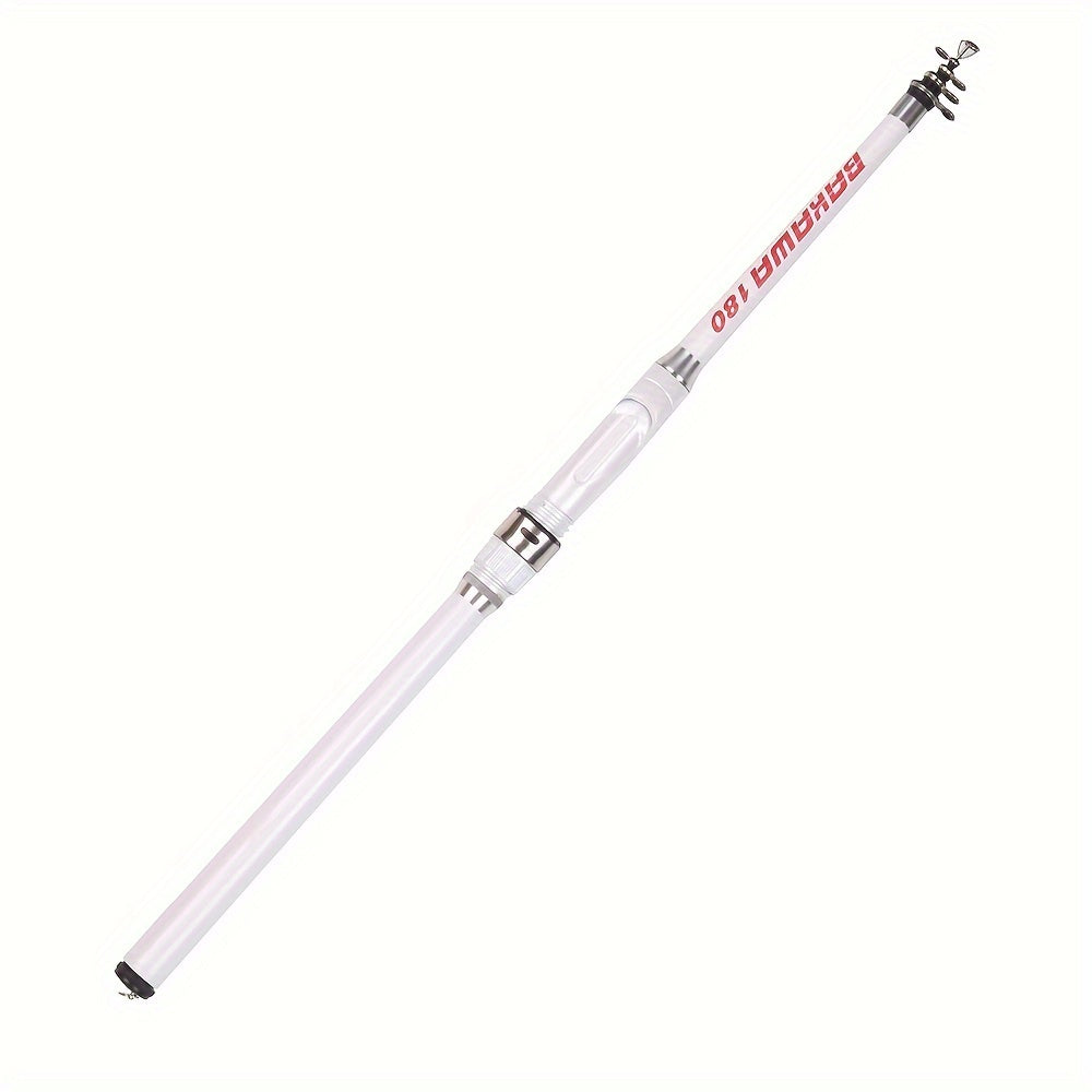 Portable telescopic fishing rod made of carbon fiber and glass steel with spinning action for carp feeding. Travel-friendly with multiple lengths ranging from 149.96cm to 299.92cm. Ideal