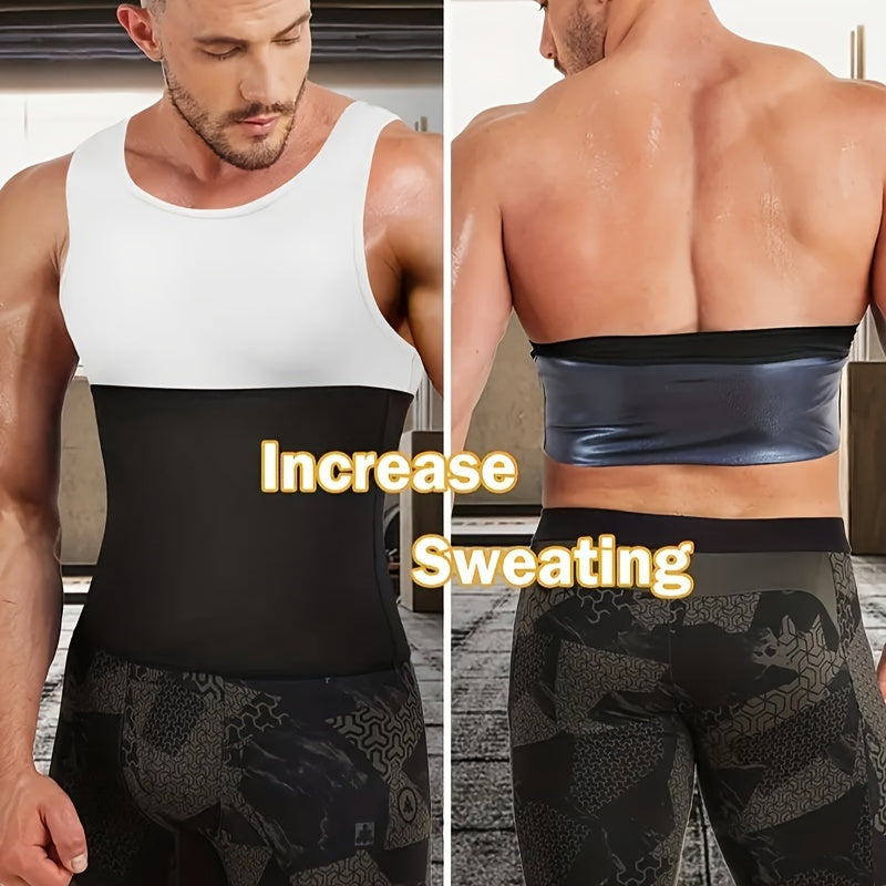 Men's sports sweat belt for fitness training, designed to wick away sweat during workouts.