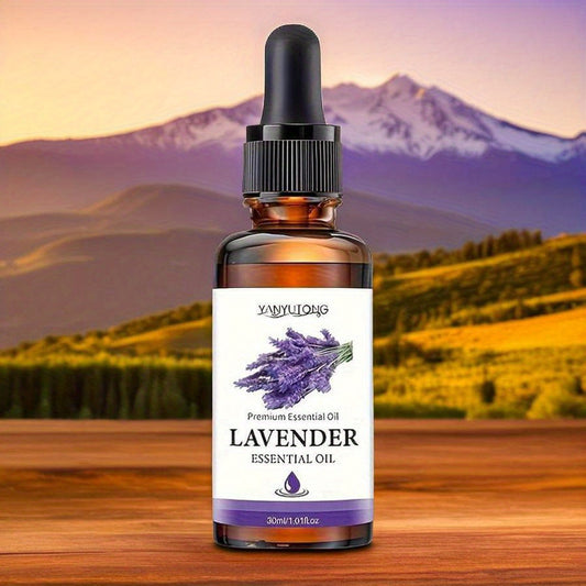 Lavender essential oil: Natural, moisturizing care for hair and skin. Perfect for DIY, aromatherapy, massage, humidifiers, and diffusers.