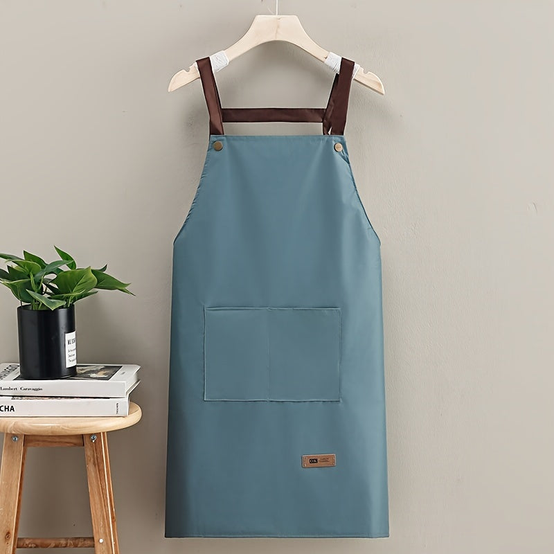 Rainproof and Stain-Resistant Kitchen Apron - Ideal for Cooking, Gardening, and Restaurant Work, Perfect for Autumn Season