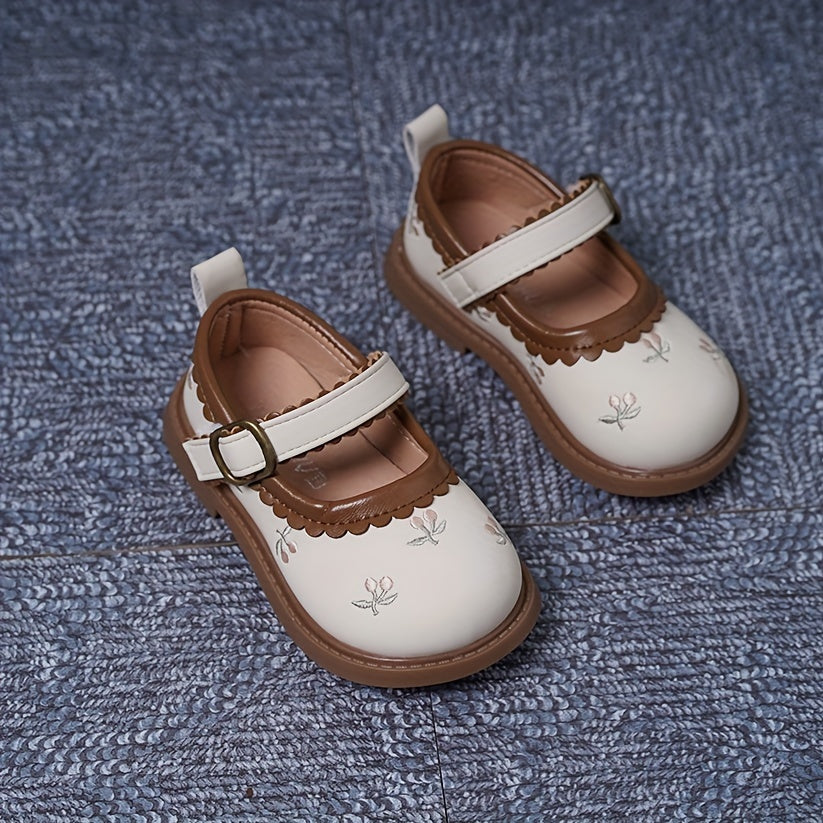 New princess shoes for girls, soft-soled shoes for babies 0-2 years old, suitable for all seasons, including toddler and walking shoes.