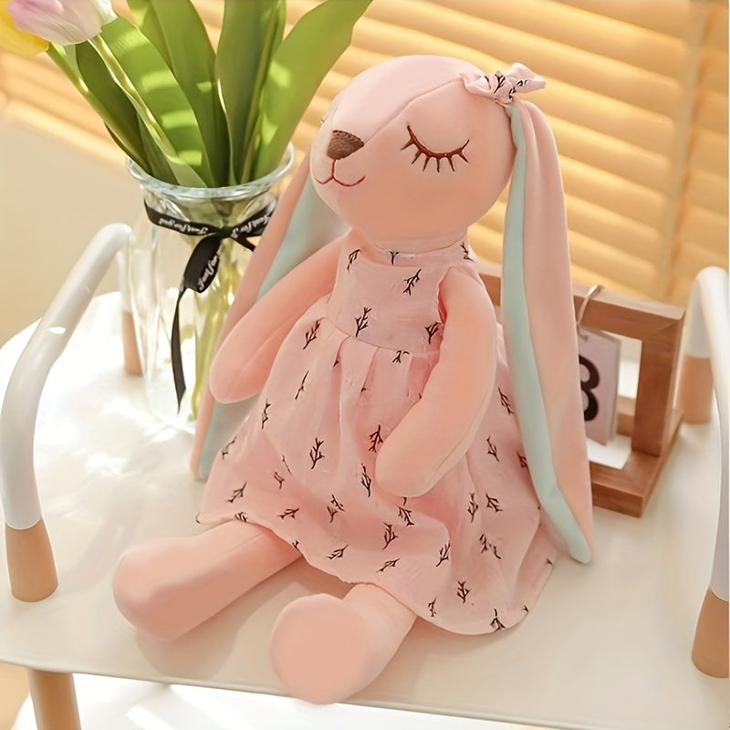 Cute bunny stuffed toy, popular holiday gift for family and friends.