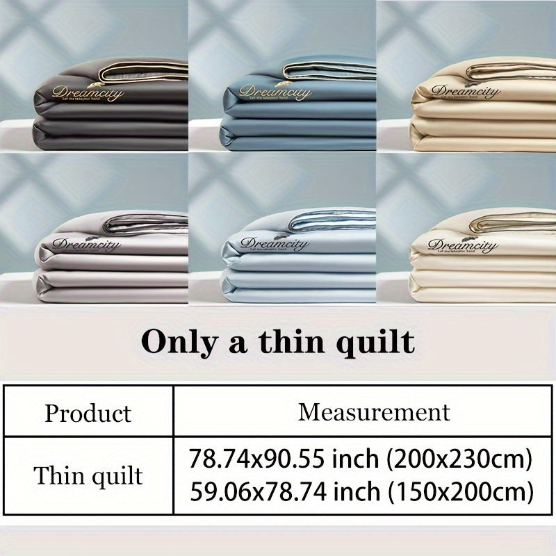 Soft and skin-friendly embroidery craft thin quilt with non-fading colors, suitable for all seasons. Easy to machine wash, perfect for bedroom or guest room use.