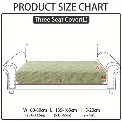 Modern polar fleece jacquard sofa slipcover with elastic band for a fitted look. Machine washable and pet-friendly. Fits sectional, armchair, loveseat, 3-seater, and 4-seater sofas. Includes armrest covers. Great Christmas gift idea.